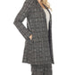 Joseph Ribkoff - Plaid Open Front Blazer Jacket