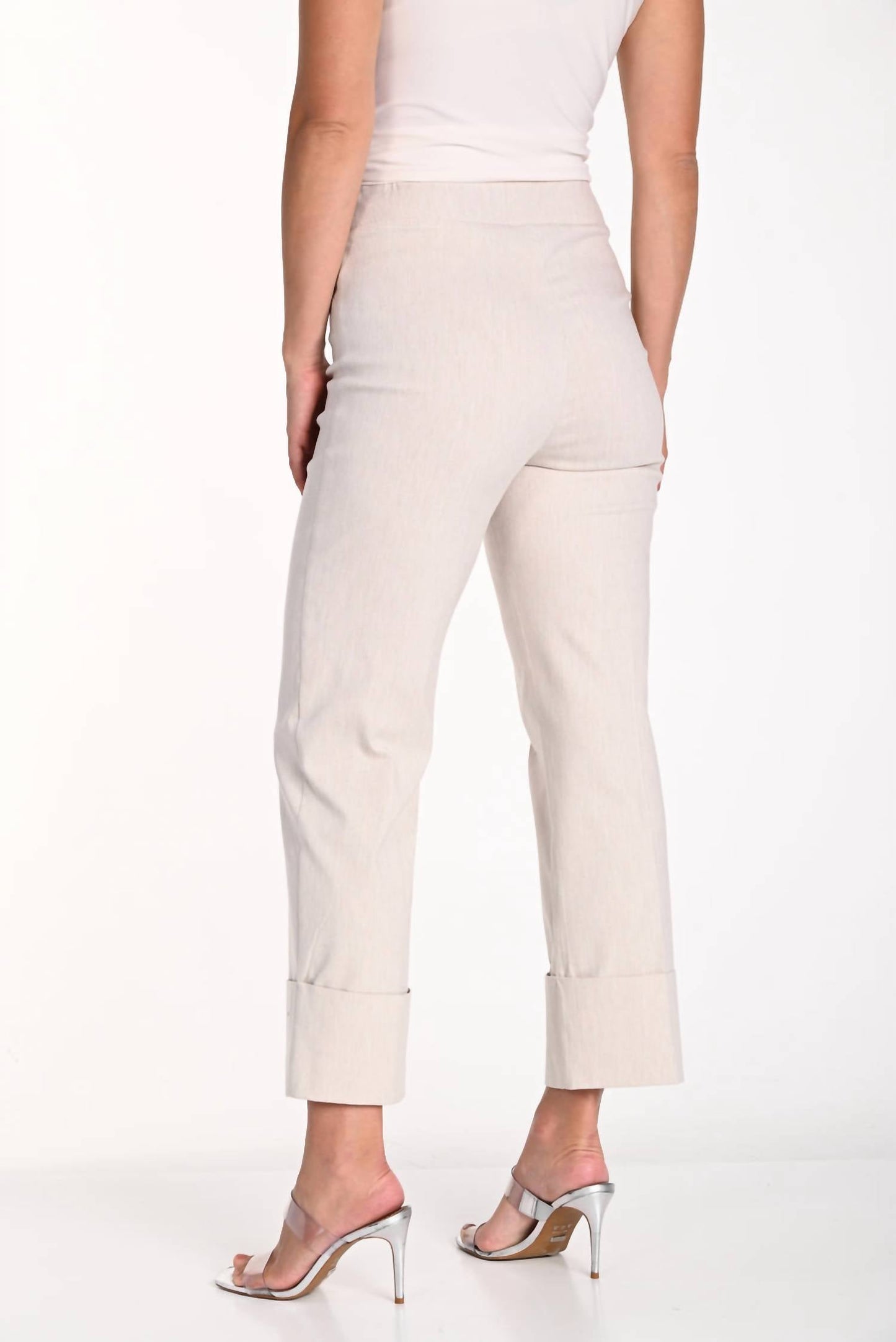 Frank Lyman - High Rise Pull On Woven Pants