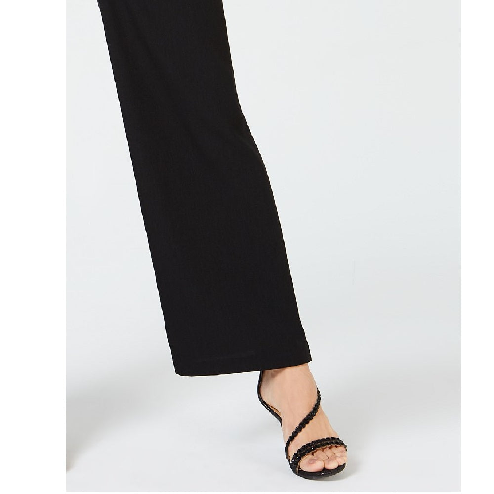 Thalia Sodi Women's Wide-Leg Pants Woven Pants Black Size Large