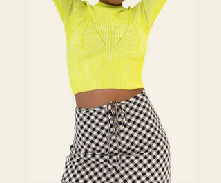 Find Me Now - Audrey Ribbed Knit Crop Top