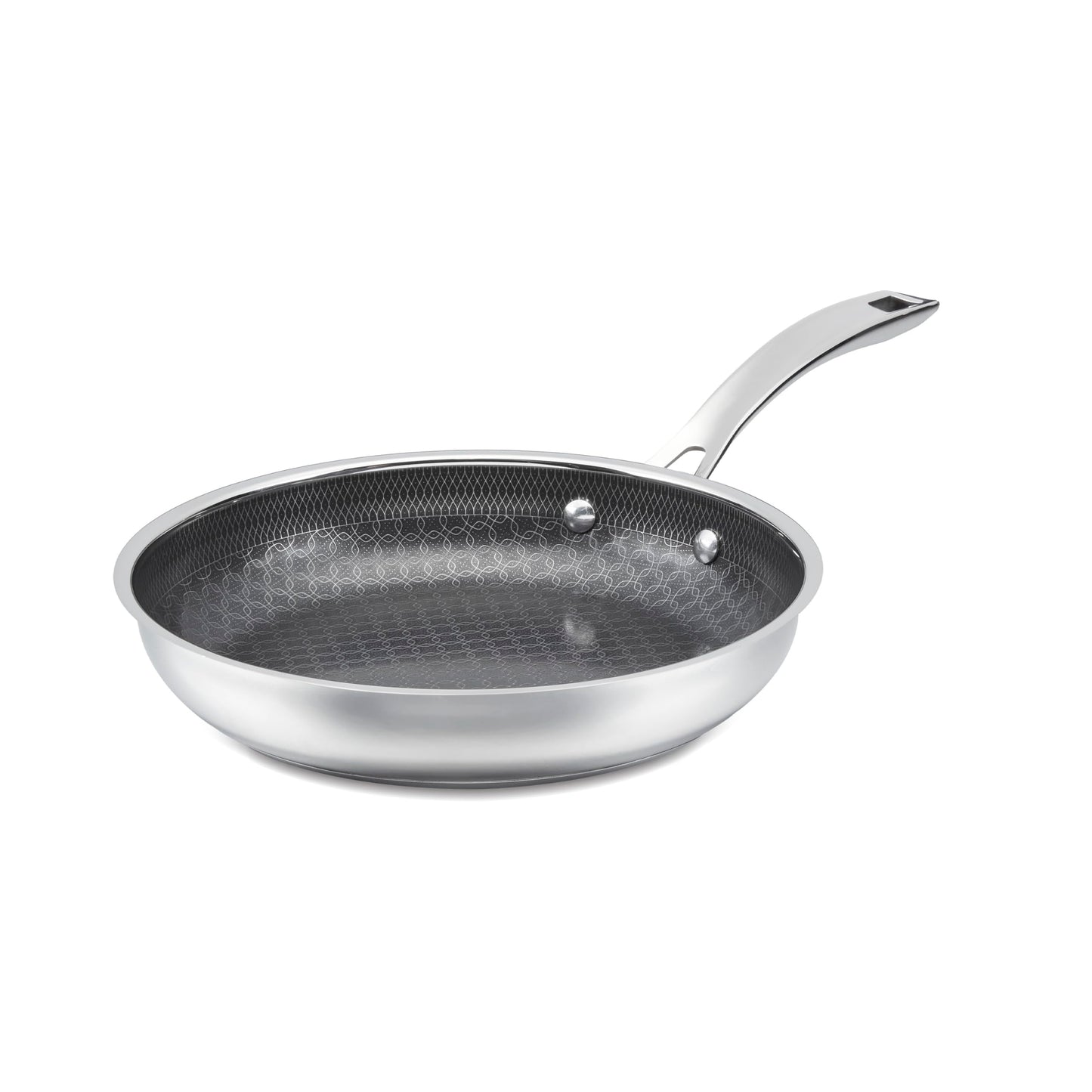 Cuisinart FusionPlus Hybrid Nonstick Stainless Steel Cookware 10Inch Skillet with PFASFree PURELYSEAR Ceramic Technology Scratch Proof Cool Grip Handles Dishwasher Safe FPS2224