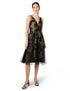 dress-the-population-womens-courtney-sleeveless-veiled-fit-flare-midi-dress-blacknude-s