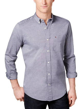 Tommy Hilfiger Mens Classic Fit Long Sleeves Button-Down Shirt XXL