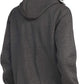 Tommy Hilfiger Men's Plains Drawstring Zip Up Hoodie Gray Size Size Large