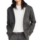 Tommy Hilfiger Men's Plains Drawstring Zip Up Hoodie Gray Size Size Large
