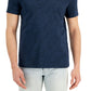 Calvin Klein Men's Logo Print Shirt Blue Size Medium