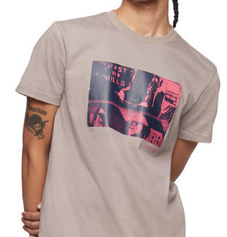 Calvin Klein Men's Relaxed Fit Logo Graphic Print T-Shirt Gray Size Medium