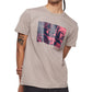 Calvin Klein Men's Relaxed Fit Logo Graphic Print T-Shirt Gray Size Medium