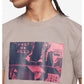 Calvin Klein Men's Relaxed Fit Logo Graphic Print T-Shirt Gray Size XX-Large