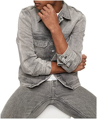 Calvin Klein Men's Iconic Relaxed Fit Palmer Jacket Gray Size Medium