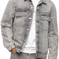 Calvin Klein Men's Iconic Relaxed Fit Palmer Jacket Gray Size Medium