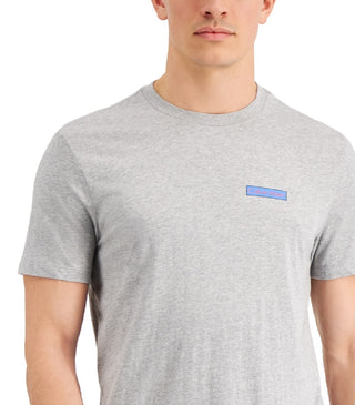 Calvin Klein Men's Box Logo Graphic T-Shirt Gray Size Large