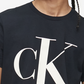 Calvin Klein Men's Monogram Logo Graphic T Shirt Black Size XX-Large