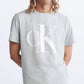 Calvin Klein Men's Monogram Logo Graphic T-Shirt Gray Size XXL