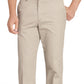 Izod Men's American Straight-Fit Flat Front Chino Pants Brown Size 34X32