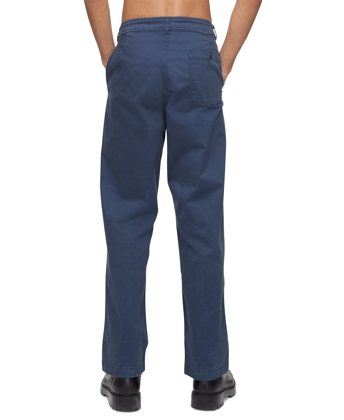 Calvin Klein Men's Relaxed Fit Chino Pants Blue Size 30