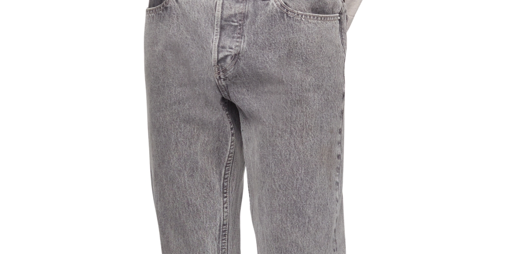 Calvin Klein Men's Slim Straight Fit Stretch Jeans Grey Size 33X32