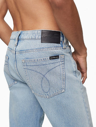 Calvin Klein Men's Slim Straight Fit Stretch Jeans Blue Size 34X32