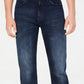 Calvin Klein Men's Straight Fit Stretch Jeans Blue Size 38X32