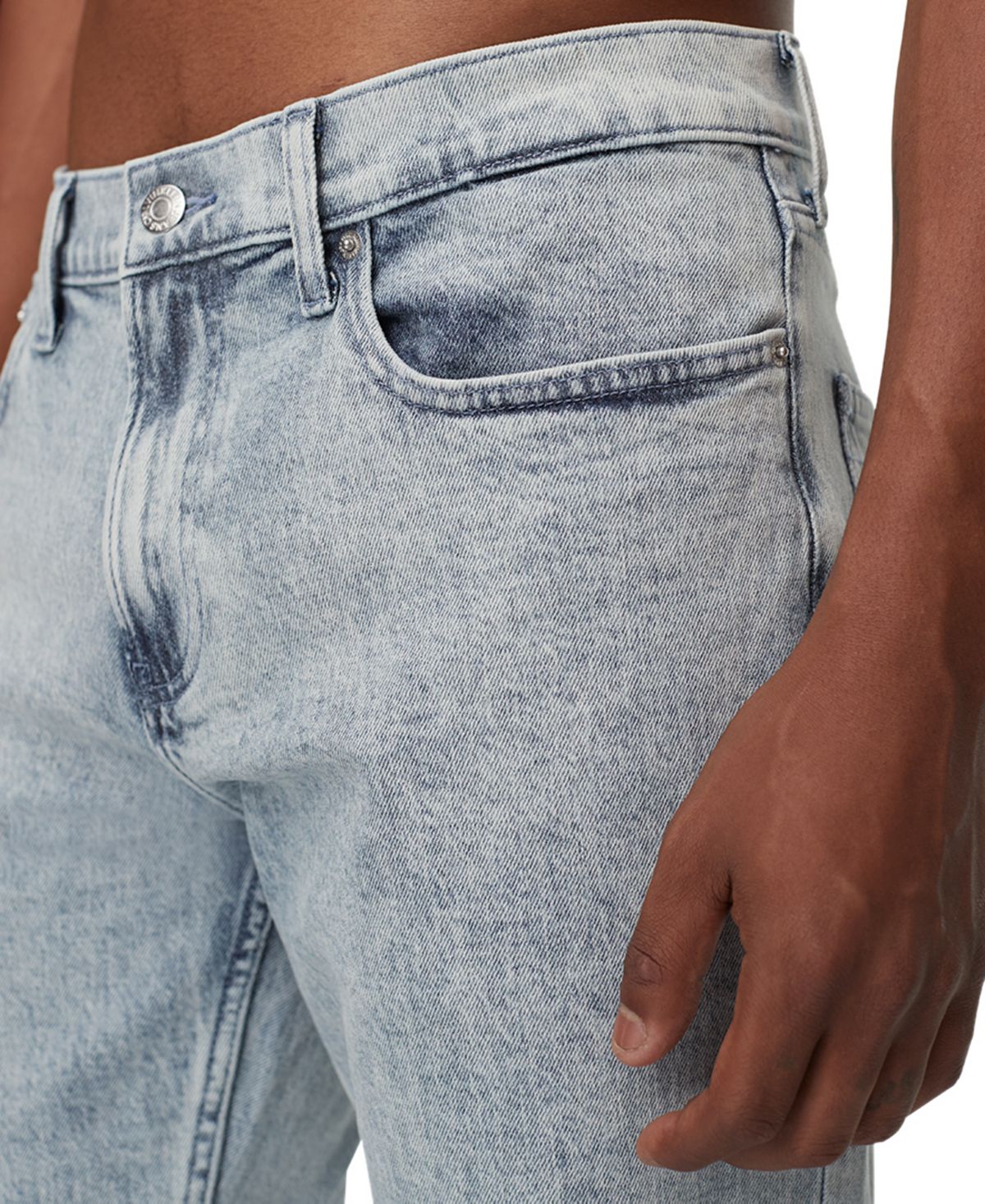 Calvin Klein Men's Noah Straight Fit Stretch Jeans Blue Size 36X30