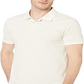 Calvin Klein Men's Short Sleeve Smooth Cotton Grid Print Polo White Size Small