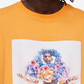 Calvin Klein Men's Relaxed Fit Pride Graphic Crewneck T Shirt Orange Size X-Small