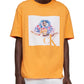 Calvin Klein Men's Relaxed Fit Pride Graphic Crewneck T-Shirt Orange Size M
