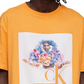 Calvin Klein Men's Relaxed Fit Pride Graphic Crewneck T-Shirt Orange