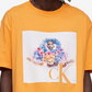 Calvin Klein Men's Relaxed Fit Pride Graphic Crewneck T-Shirt Orange