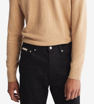 Calvin Klein Men's Regular Fit Merino Wool Crewneck Sweater Brown Size X-Large