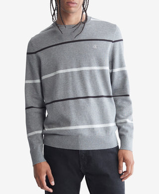 Calvin Klein Men's Supima Cotton Crewneck Sweater Gray Size X-Large
