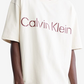 Calvin Klein Men's Relaxed Fit Stencil Logo T-Shirt Red Size XX-Large