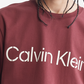 Calvin Klein Men's Relaxed Fit Stencil Logo T-Shirt Red Size XX-Large