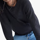 Calvin Klein Men's Supima Cotton Crewneck Sweater Black Size Medium