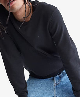 Calvin Klein Men's Supima Cotton Crewneck Sweater Black Size Medium