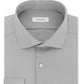 Calvin Klein Men's Slim Fit Non Iron Stretch Performance Dress Shirt Gray Size 15.5X34X35