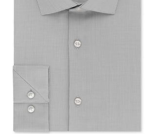 Calvin Klein Men's Slim Fit Non Iron Stretch Performance Dress Shirt Gray Size 15.5X34X35
