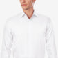 Michael Kors Men's Stretch Non Iron Performance Regular Fit Airsoft Dress Shirt White Size 15X32X33