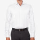 Michael Kors Men's Stretch Non Iron Performance Regular Fit Airsoft Dress Shirt White Size 15X32X33