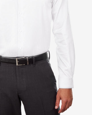 Michael Kors Men's Regular Fit Airsoft Non Iron Performance Dress Shirt White Size 18X34X35