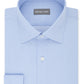 Michael Kors Men's Regular Fit Airsoft Non Iron Performance Dress Shirt Blue Size 18.5X34X35