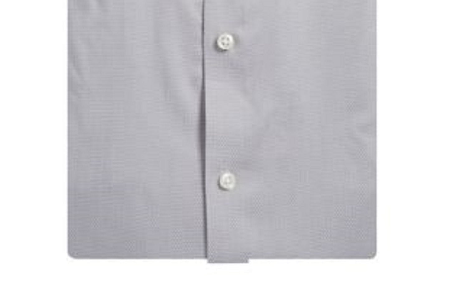 Michael Kors Men's Regular Fit Airsoft Non Iron Performance Dress Shirt Gray Size 15X32-33