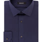 DKNY Men's Stretch Slim Fit Button Down Shirt Blue Size XL
