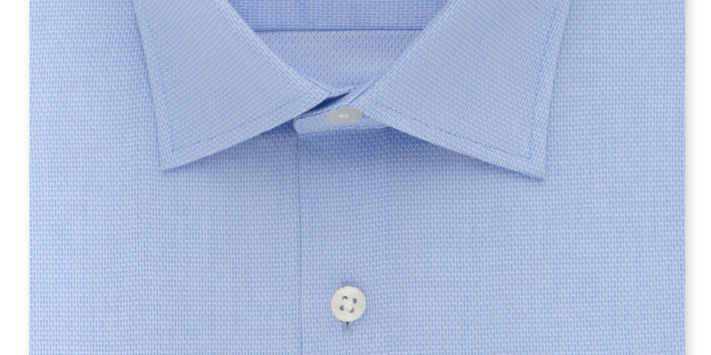 Michael Kors Men's Slim Fit Airsoft Non Iron Dress Shirt Blue Size 16.5X34X35