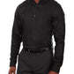 Calvin Klein Men's Slim Fit Non Iron Stretch Dress Shirt Black Size 15.5X34X35