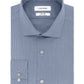 Calvin Klein Men's Slim Fit Non Iron Stretch Dress Shirt Blue Size 15.5X32X33