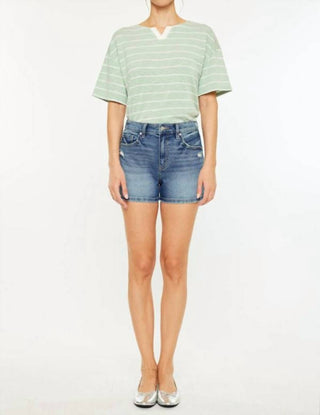 Kancan - High Rise Mom Shorts