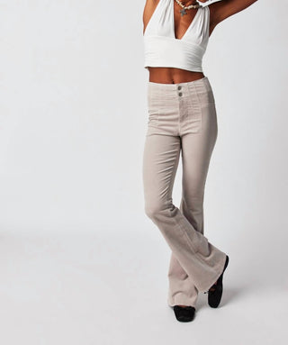 Free People - Jayde Corduroy High Rise Flared Jean