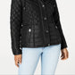 Sebby Junior's Hooded Quilted Coat Black Size X-Small