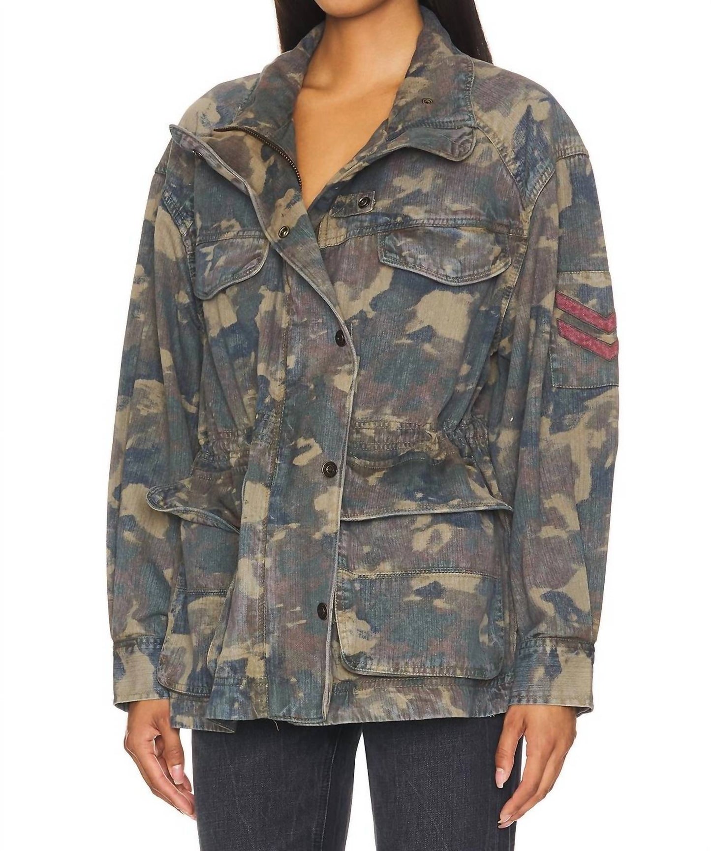 Free People - Arya Camo Utility Jacket
